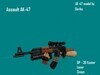 红外线+狙镜的AK和M4和一把短的AK( ..